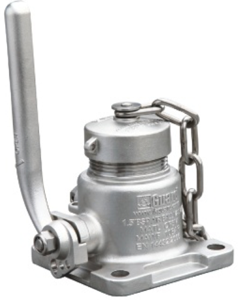 1,5” BSP Luchtinlaat Kogelkraan