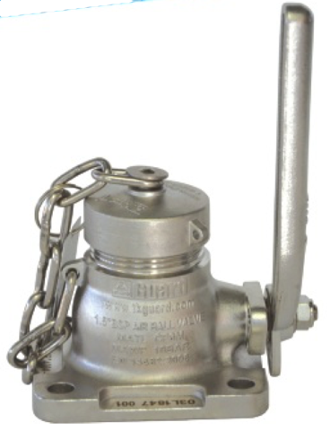 1.5" BSP Luchtinlaat Kogelkraan Low Profile