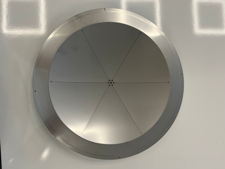 Disco de ruptura de 10" y 4,5 barras con soporte de operación