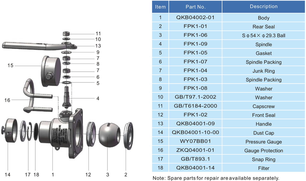 1.5 BSP NEW Air Inlet Ball Valve pic3