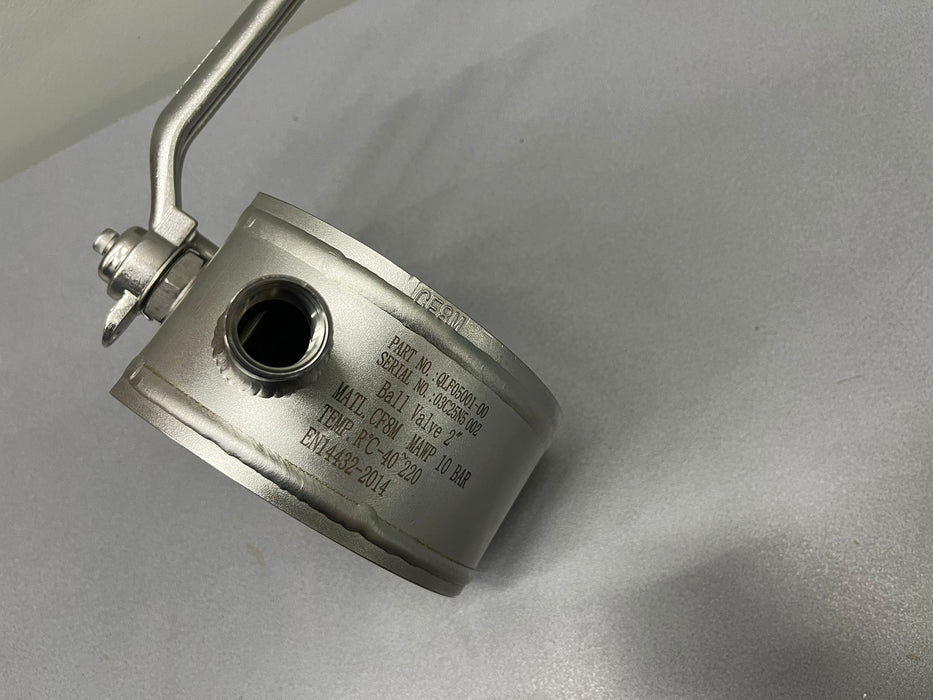 Vanne à bille 2 pouces chauffée à la vapeur