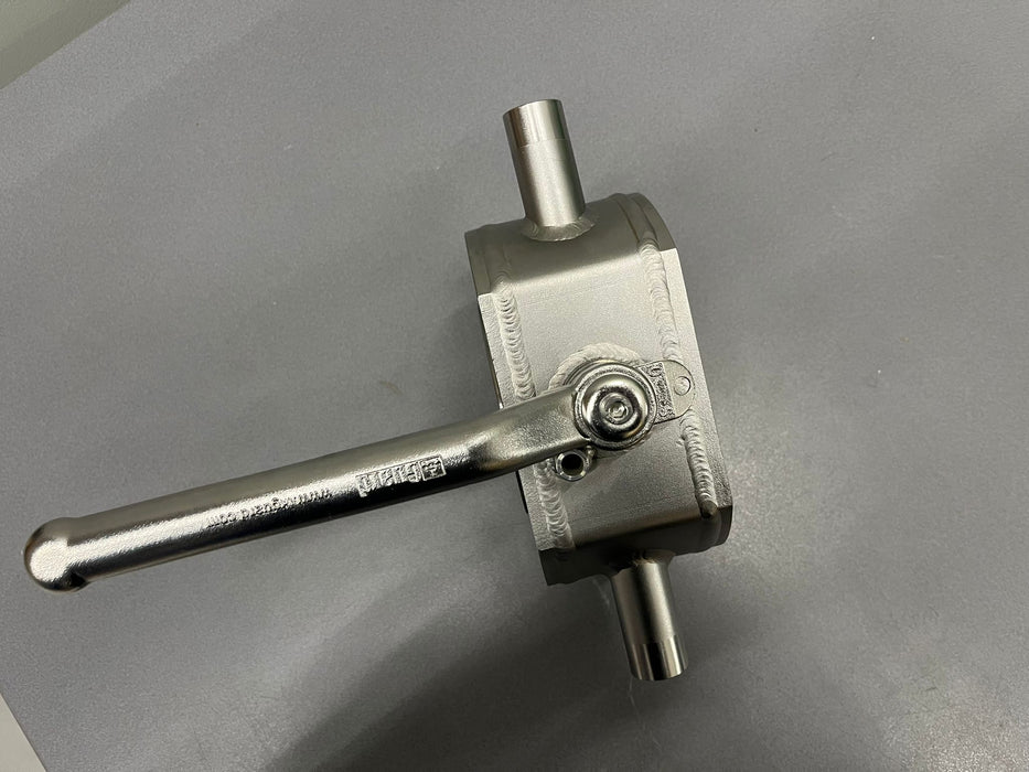 Vanne à bille 2 pouces chauffée à la vapeur