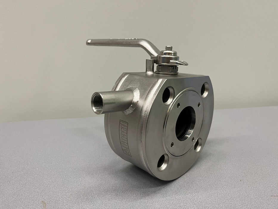 Vanne à bille 2 pouces chauffée à la vapeur