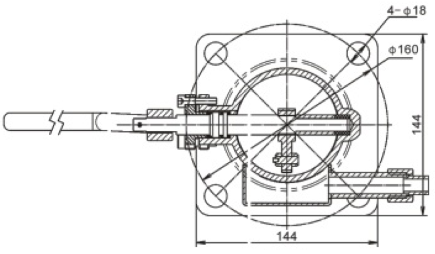 3   30   Foot valve with Heating 3