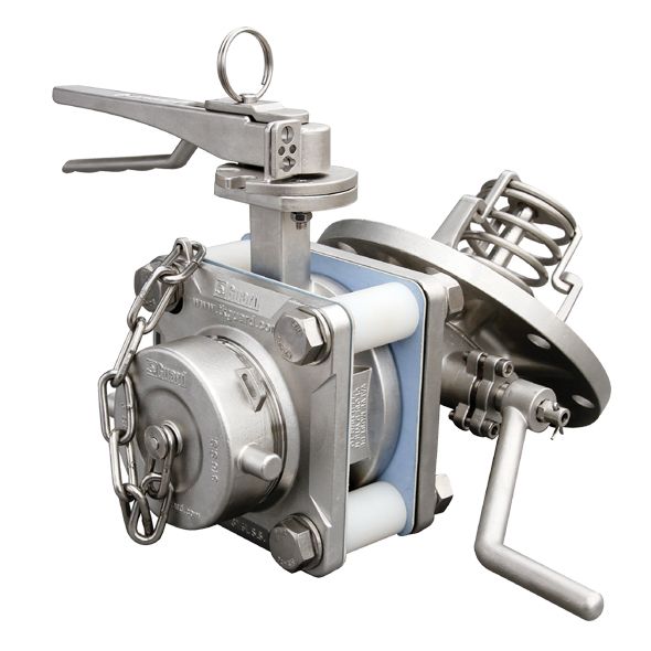 3 45 Foot Valve + 3 I Clamped Butterfly Valve