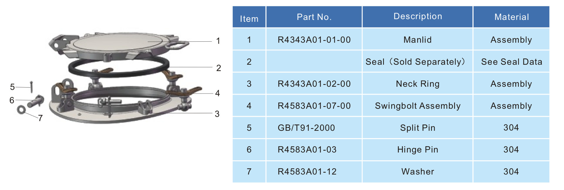 300mm Low Profile Inspection Manlid 3