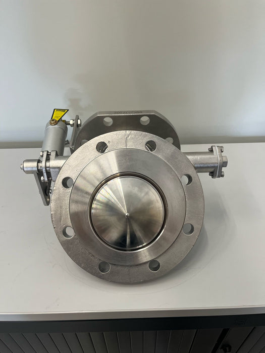 4%22 45° Pneumatic  Foot Valve - Steam Heated - Pointed Poppet (3)