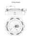 500mm Low Profile Manlid Assembly with double skin cover Fitting Details