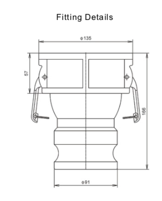 5380143 Vapor Recovery Coupler Fitting Deatils