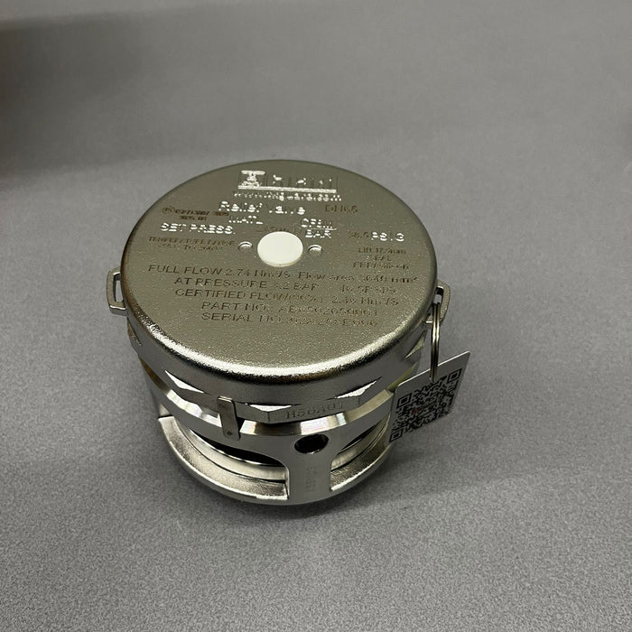 2,5" BSP Pression de la soupape de décharge seulement 2,65 bar (38,5PSIG)