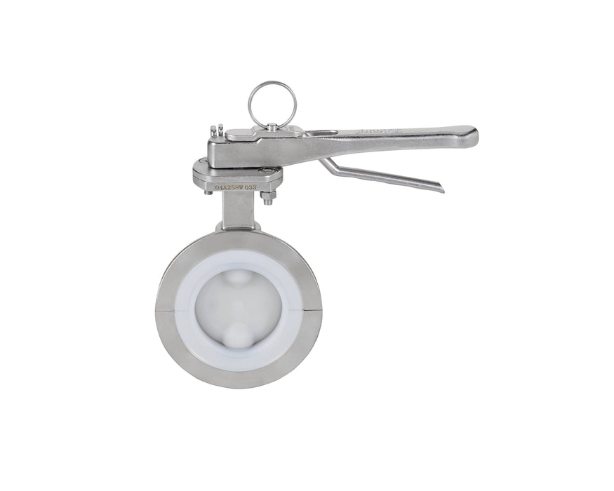 3-Zoll-Absperrklappe mit PFA-Auskleidung