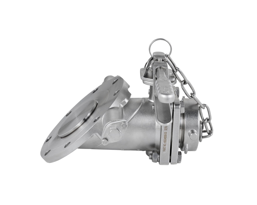 Décharge par le bas à débit intégré de 3'' à 45º