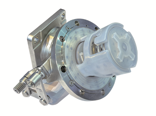 3” 45° Bodemklep bekleed met PFA