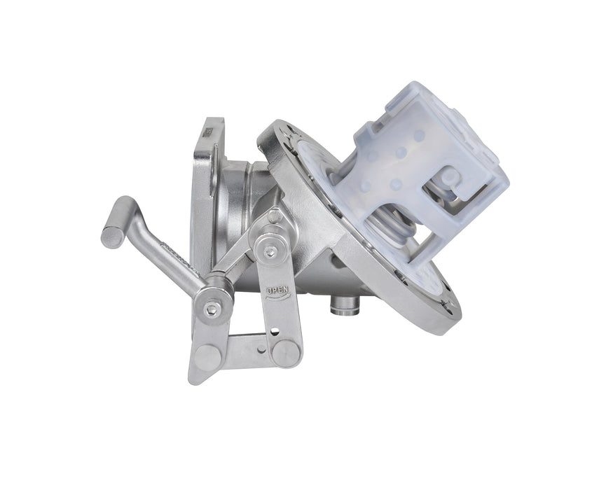 3 Zoll 45° Bodenklappe mit PFA beschichtet