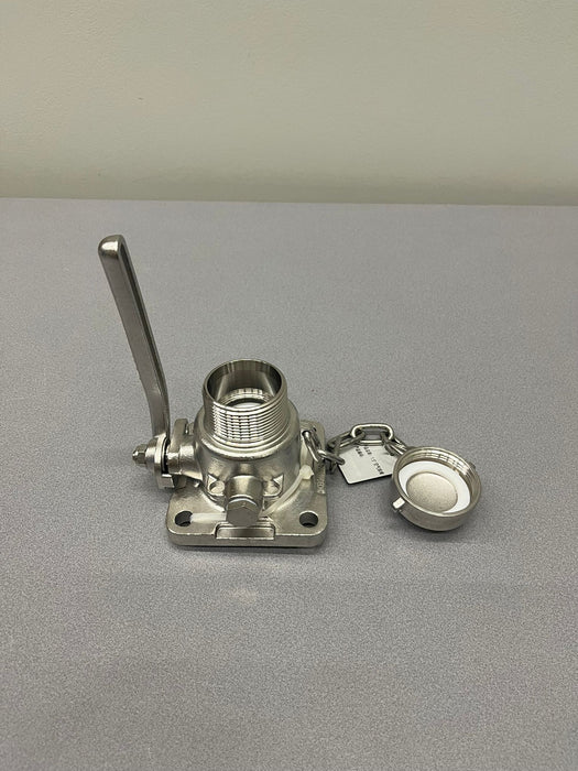 Robinet à boisseau sphérique à entrée d'air BSP 1,5" en acier inoxydable 316 NOUVEAU