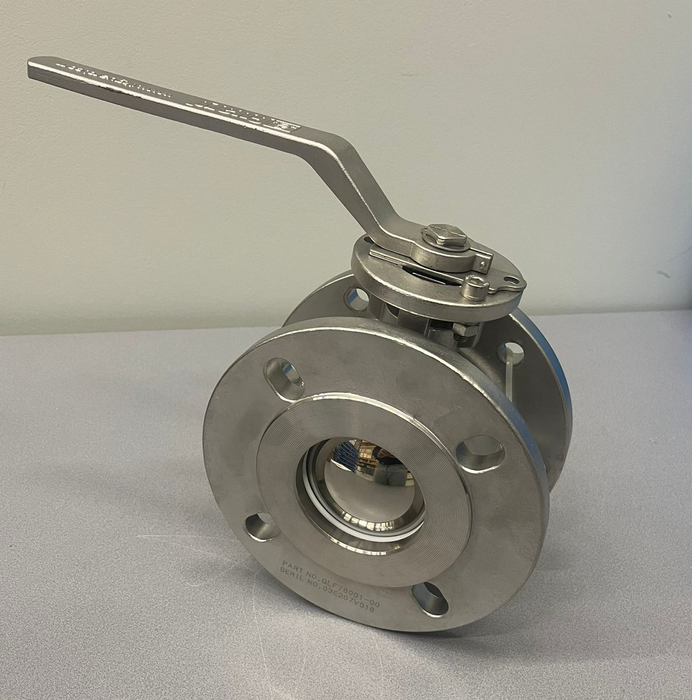 Válvula de bola de 3" con paso total, MAWP 7 bar, acero inoxidable 316
