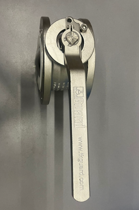 Válvula de bola de 3" con paso total, MAWP 7 bar, acero inoxidable 316