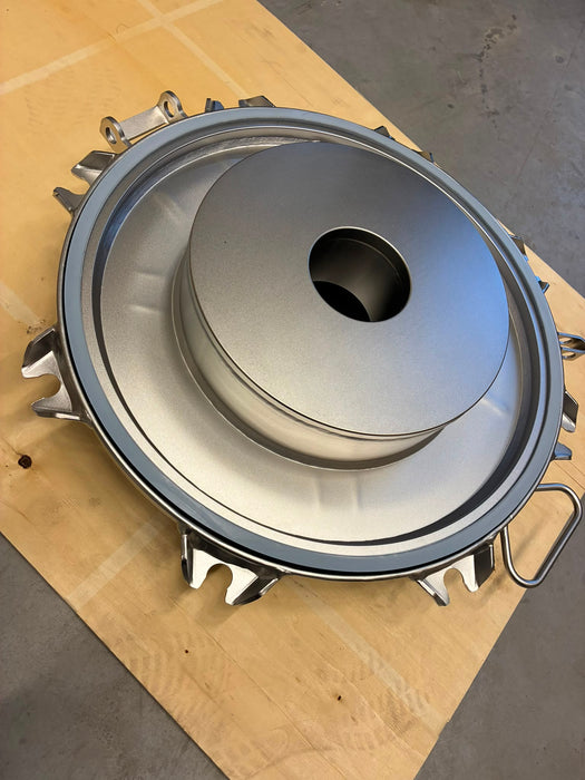 Conjunto de tapa de cierre DN500 con dispositivo de drenaje de emergencia (500 mm)