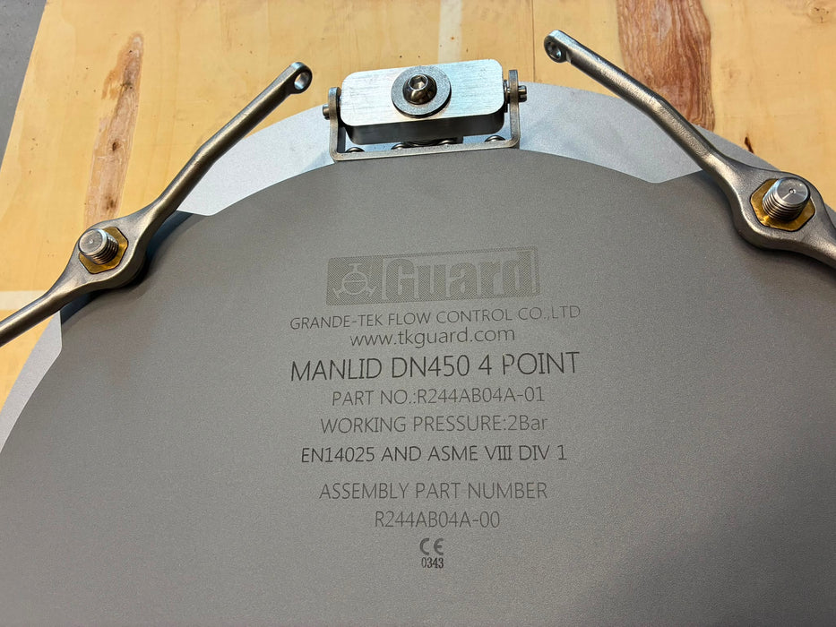 460mm Low Profile Aluminium Alloy Manlid Assembly