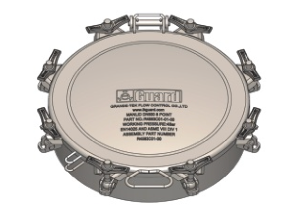 500 mm tiefer Halsring, männliches Bauteil