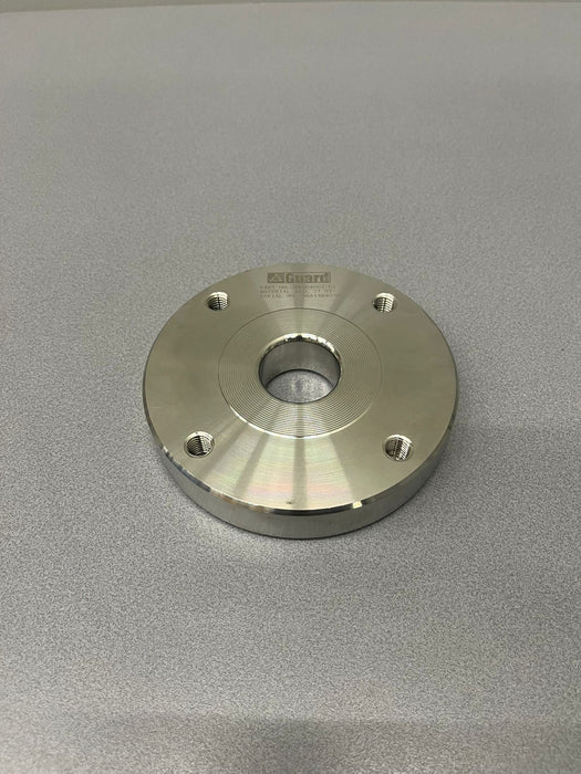 Bride à souder pour vanne à boisseau sphérique à entrée d’air de 1,5", acier inoxydable 316L