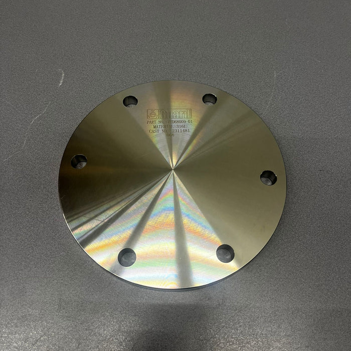 Blindflansch für Obere Entladung 200 mm