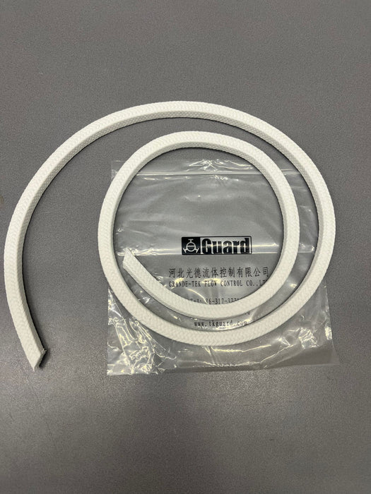 14 × 14 × 1650 mm geflochtene PTFE-imprägnierte Faser ohne Silikonkern