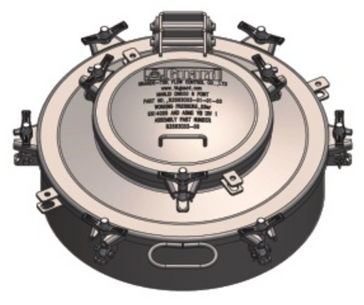 DN500 Crane Pipe Manlid Assembly (with inspection) Schermafbeelding 2023-12-28 om 11.30.53