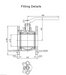 Fitting Details 3%22 Flanged Ball Valve