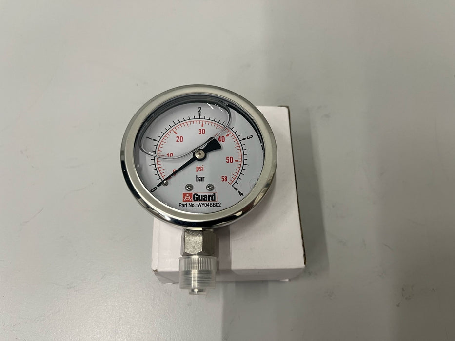 Pressure Gauge, 0-4 Bar