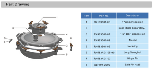 R4583501-03 Part Drawing