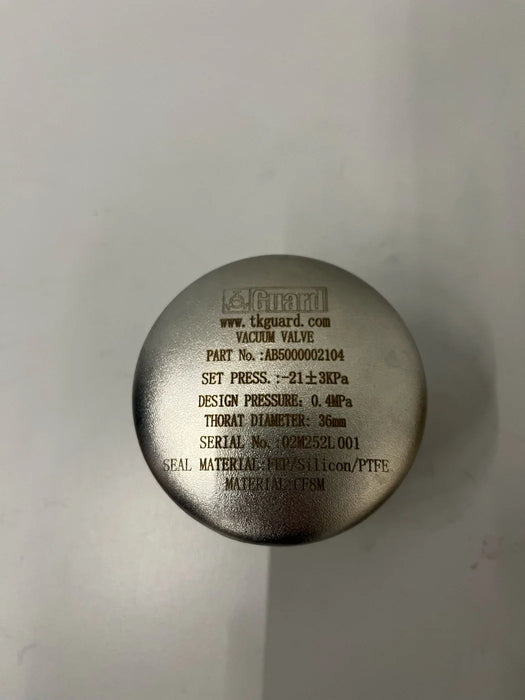 Válvula de vacío 2" BSP macho vacío 0.21bar PN4